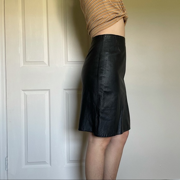 Vintage Firenze 🔥 Leather skirt - Picture 3 of 5